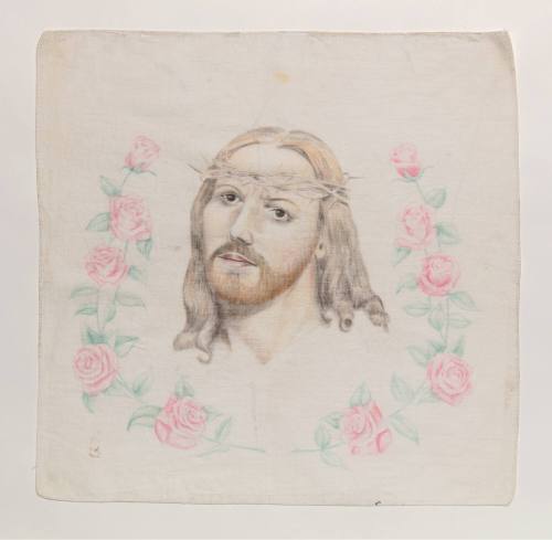 Jesus - Crown of Thorns with Rose Garland