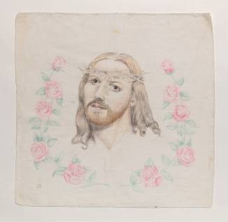 Jesus - Crown of Thorns with Rose Garland